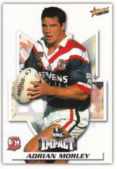 2001 Select Impact #22 Adrian Morley Front